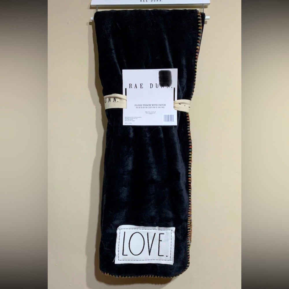 Rae Dunn LOVE Throw